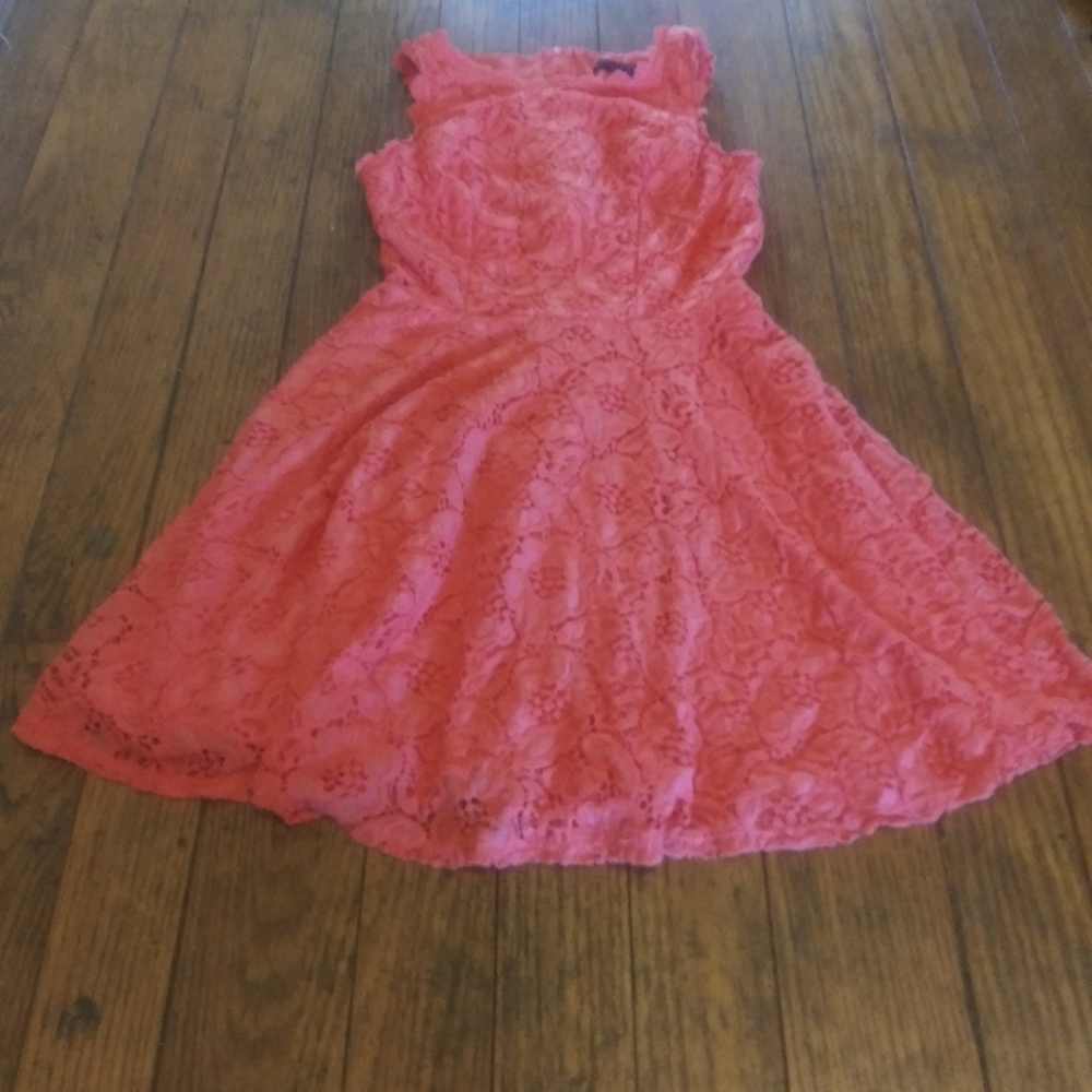 City Studio dress, coral color, size 1